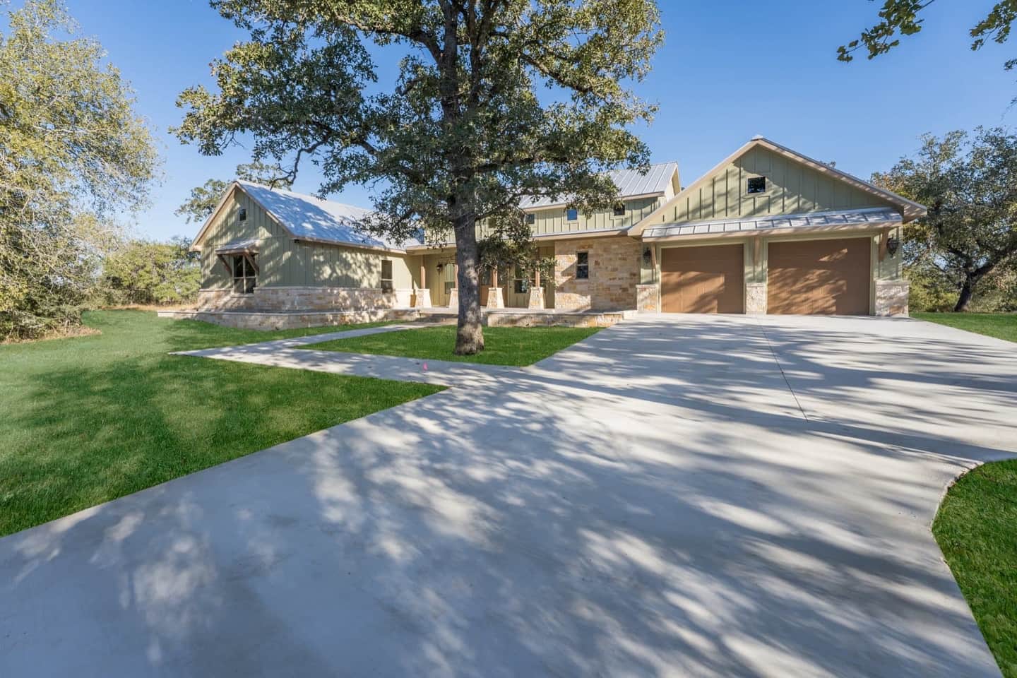 Custom home built by TKG Custom Homes in the Texas Hill Country